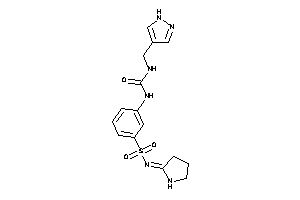 Image of 1-(1H-pyrazol-4-ylmethyl)-3-[3-(pyrrolidin-2-ylideneamino)sulfonylphenyl]urea