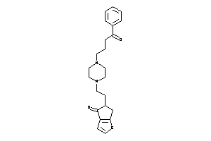 5-[2-[4-(4-keto-4-phenyl-butyl)piperazino]ethyl]-5,6-dihydrocyclopenta[b]thiophen-4-one