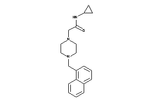 N-cyclopropyl-2-[4-(1-naphthylmethyl)piperazino]acetamide