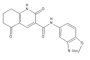 N-(1,3-benzoxazol-5-yl)-2,5-diketo-1,6,7,8-tetrahydroquinoline-3-carboxamide