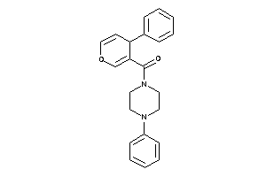 Image of (4-phenylpiperazino)-(4-phenyl-4H-pyran-3-yl)methanone