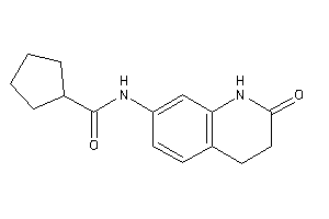Image of N-(2-keto-3,4-dihydro-1H-quinolin-7-yl)cyclopentanecarboxamide