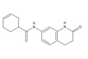 Image of N-(2-keto-3,4-dihydro-1H-quinolin-7-yl)cyclohex-3-ene-1-carboxamide