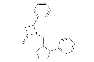 Image of 4-phenyl-1-[(2-phenylpyrrolidino)methyl]azetidin-2-one