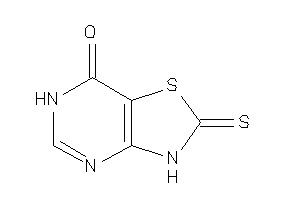 Image of 2-thioxo-3,6-dihydrothiazolo[4,5-d]pyrimidin-7-one