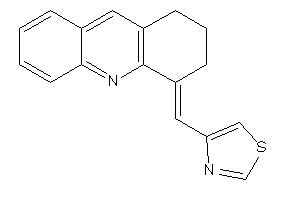 4-(2,3-dihydro-1H-acridin-4-ylidenemethyl)thiazole