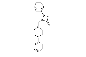 4-phenyl-1-[[4-(4-pyridyl)piperazino]methyl]azetidin-2-one