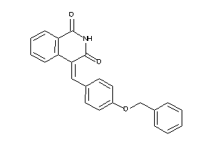 Image of 4-(4-benzoxybenzylidene)isoquinoline-1,3-quinone