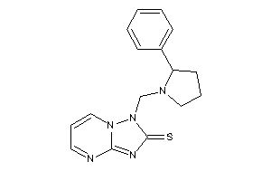 1-[(2-phenylpyrrolidino)methyl]-[1,2,4]triazolo[1,5-a]pyrimidine-2-thione