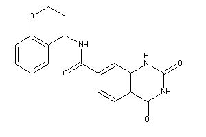 N-chroman-4-yl-2,4-diketo-1H-quinazoline-7-carboxamide