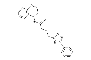 Image of N-chroman-4-yl-4-(3-phenyl-1,2,4-oxadiazol-5-yl)butyramide