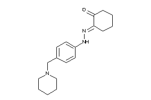 2-[[4-(piperidinomethyl)phenyl]hydrazono]cyclohexanone