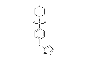 Image of 4-[4-(4H-1,2,4-triazol-3-ylthio)phenyl]sulfonylmorpholine