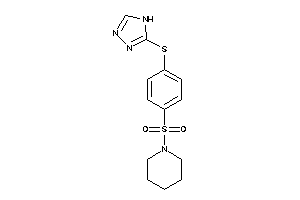 1-[4-(4H-1,2,4-triazol-3-ylthio)phenyl]sulfonylpiperidine