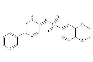 N-(5-phenyl-1H-pyridin-2-ylidene)-2,3-dihydro-1,4-benzodioxine-6-sulfonamide