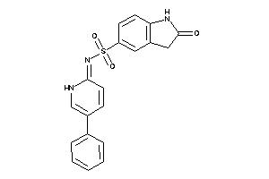2-keto-N-(5-phenyl-1H-pyridin-2-ylidene)indoline-5-sulfonamide