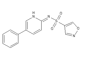 Image of N-(5-phenyl-1H-pyridin-2-ylidene)isoxazole-4-sulfonamide