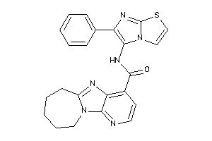 N-(6-phenylimidazo[2,1-b]thiazol-5-yl)BLAHcarboxamide