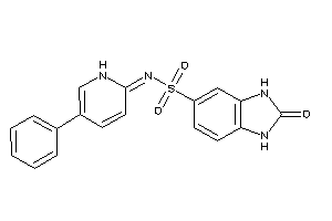 2-keto-N-(5-phenyl-1H-pyridin-2-ylidene)-1,3-dihydrobenzimidazole-5-sulfonamide