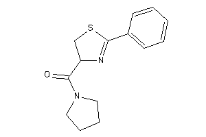 Image of (2-phenyl-2-thiazolin-4-yl)-pyrrolidino-methanone