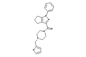 Image of (1-phenyl-5,6-dihydro-4H-cyclopenta[c]pyrazol-3-yl)-[4-(2-thenyl)piperazino]methanone