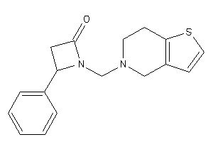 1-(6,7-dihydro-4H-thieno[3,2-c]pyridin-5-ylmethyl)-4-phenyl-azetidin-2-one