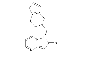 1-(6,7-dihydro-4H-thieno[3,2-c]pyridin-5-ylmethyl)-[1,2,4]triazolo[1,5-a]pyrimidine-2-thione