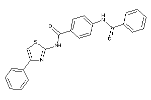 Image of 4-benzamido-N-(4-phenylthiazol-2-yl)benzamide