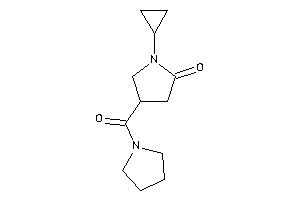 1-cyclopropyl-4-(pyrrolidine-1-carbonyl)-2-pyrrolidone