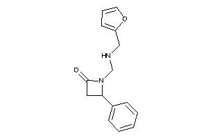 1-[(2-furfurylamino)methyl]-4-phenyl-azetidin-2-one