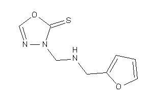 3-[(2-furfurylamino)methyl]-1,3,4-oxadiazole-2-thione