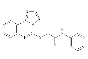 N-phenyl-2-([1,2,4]triazolo[1,5-c]quinazolin-5-ylthio)acetamide