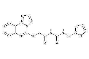 Image of N-(2-thenylcarbamoyl)-2-([1,2,4]triazolo[1,5-c]quinazolin-5-ylthio)acetamide