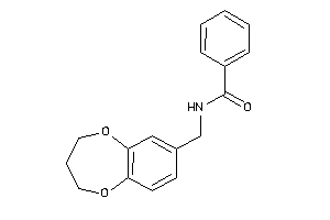 N-(3,4-dihydro-2H-1,5-benzodioxepin-7-ylmethyl)benzamide