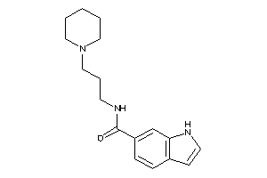 N-(3-piperidinopropyl)-1H-indole-6-carboxamide