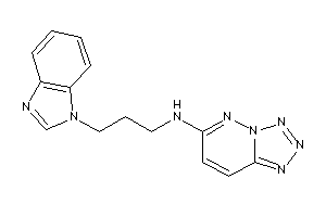 3-(benzimidazol-1-yl)propyl-(tetrazolo[5,1-f]pyridazin-6-yl)amine