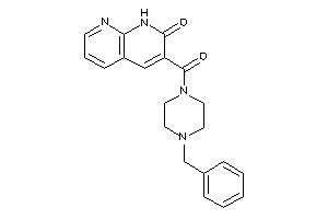 Image of 3-(4-benzylpiperazine-1-carbonyl)-1H-1,8-naphthyridin-2-one