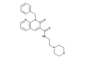 1-benzyl-2-keto-N-(2-morpholinoethyl)-1,8-naphthyridine-3-carboxamide