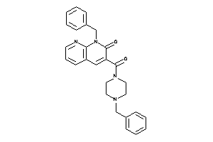 1-benzyl-3-(4-benzylpiperazine-1-carbonyl)-1,8-naphthyridin-2-one