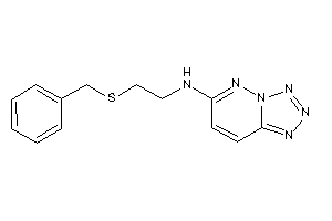 2-(benzylthio)ethyl-(tetrazolo[5,1-f]pyridazin-6-yl)amine