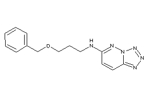 3-benzoxypropyl(tetrazolo[5,1-f]pyridazin-6-yl)amine