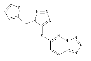 6-[[1-(2-thenyl)tetrazol-5-yl]thio]tetrazolo[5,1-f]pyridazine
