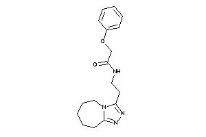 2-phenoxy-N-[2-(6,7,8,9-tetrahydro-5H-[1,2,4]triazolo[4,3-a]azepin-3-yl)ethyl]acetamide