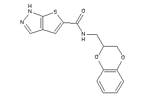 Image of N-(2,3-dihydro-1,4-benzodioxin-3-ylmethyl)-1H-thieno[2,3-c]pyrazole-5-carboxamide