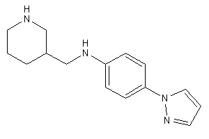 3-piperidylmethyl-(4-pyrazol-1-ylphenyl)amine