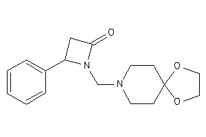1-(1,4-dioxa-8-azaspiro[4.5]decan-8-ylmethyl)-4-phenyl-azetidin-2-one
