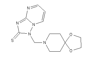 1-(1,4-dioxa-8-azaspiro[4.5]decan-8-ylmethyl)-[1,2,4]triazolo[1,5-a]pyrimidine-2-thione