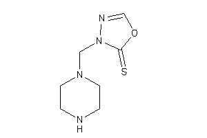 3-(piperazinomethyl)-1,3,4-oxadiazole-2-thione