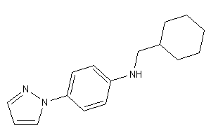 Cyclohexylmethyl-(4-pyrazol-1-ylphenyl)amine