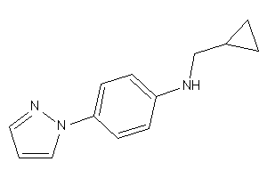 Image of Cyclopropylmethyl-(4-pyrazol-1-ylphenyl)amine